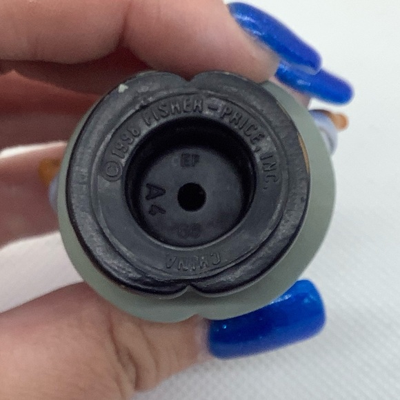 1998 Vintage Fisher Price Little People Police Officer Bus Driver Crossing Guard - Picture 5 of 5